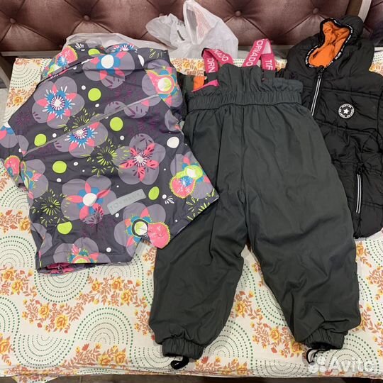 Полукомбинезон демисезонный для девочки 74