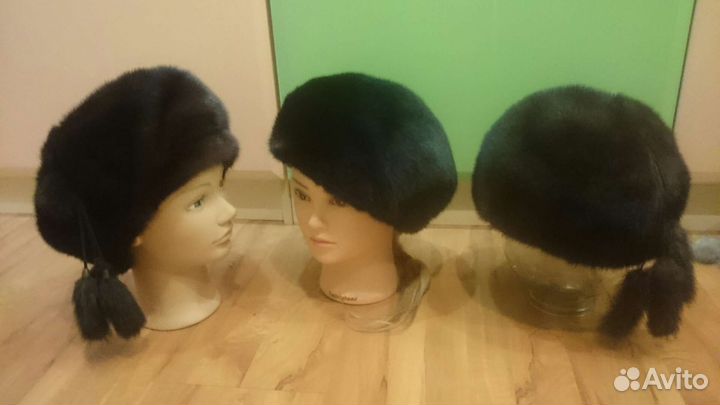 Шапка норковая женская