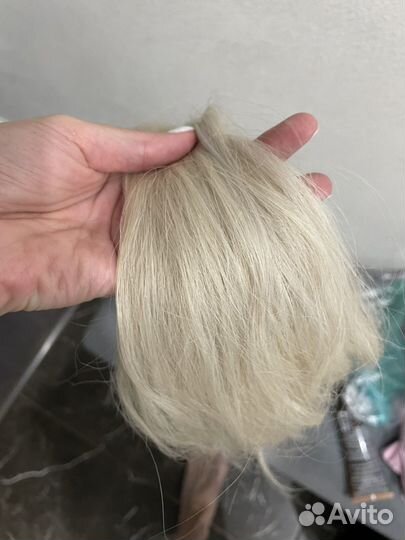 Волосы на лентах блонд 45 см