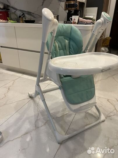 Стульчик для кормления +качели 2в1