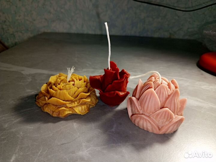 Молдовые и фигурные свечи ручной работы