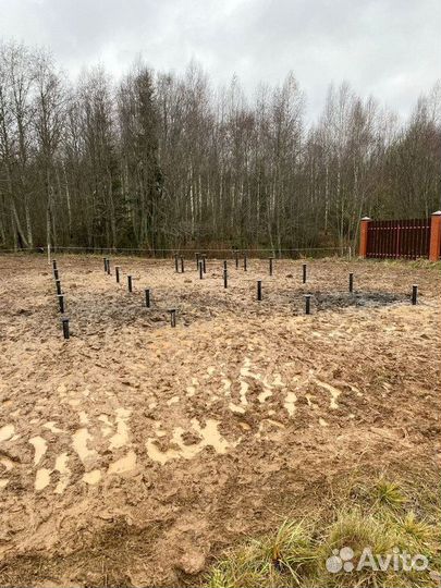 Винтовые сваи.Монтаж под ключ за 1 день