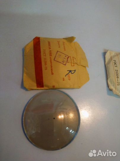 Линзы для очков стеклянные СССР
