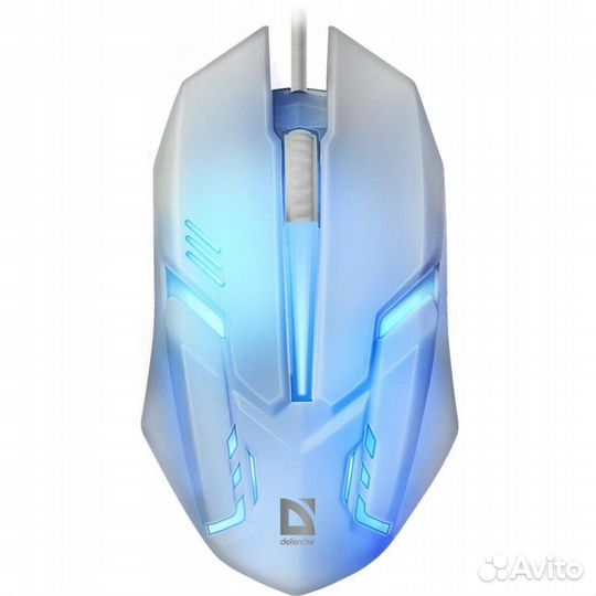 Мышь проводная defender cyber MB-560L white