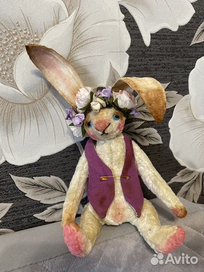 Заяц тедди. Зайчик ручная работа
