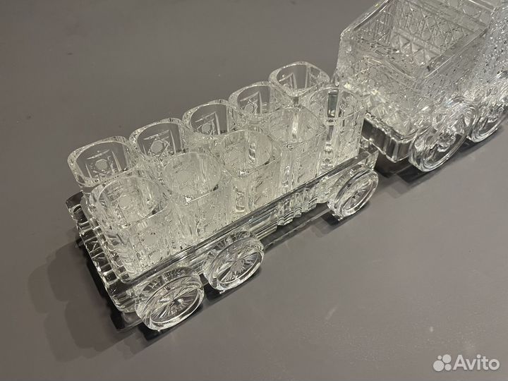 Хрусталь, графин, стопки, набор