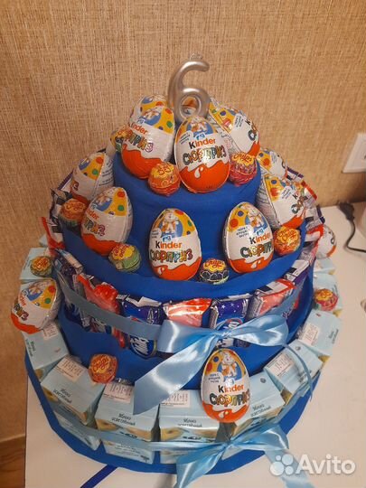 Подарок из конфет