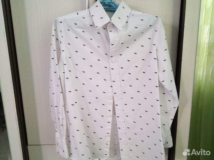 Рубашка Gulliver белая 128