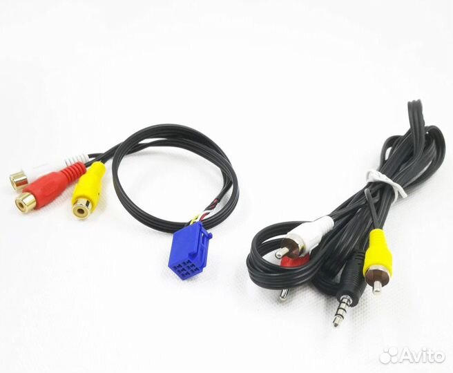Переходник авто RCA для Toyota 6 Pin синий