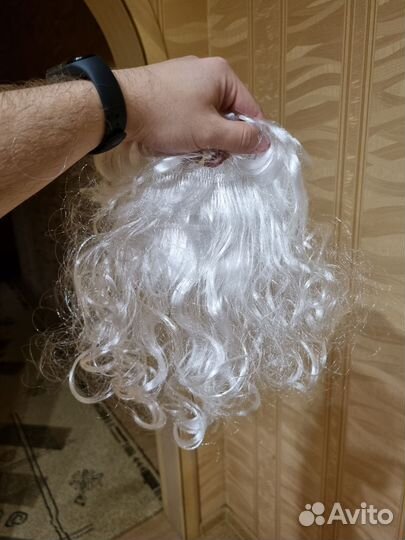 Парики карнавальные, борода Деда Мороза