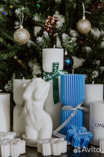 Соевые свечи ручной работы