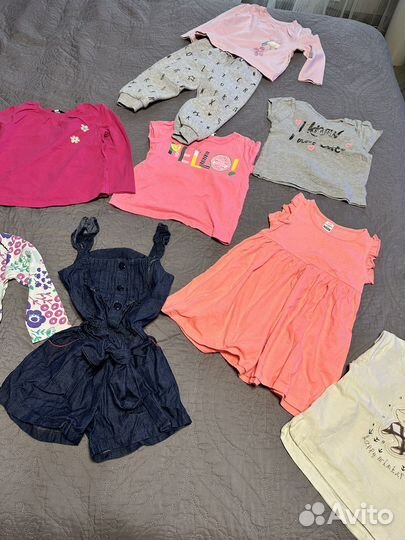 Детские вещи летние пакетом 86-98