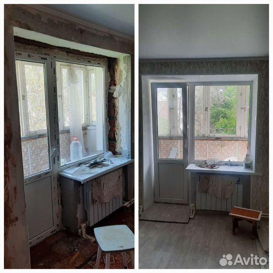 Поклейка обоев,штукатурные работы