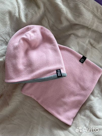 Шапка+снуд двухсторонняя «Просто Шапка»