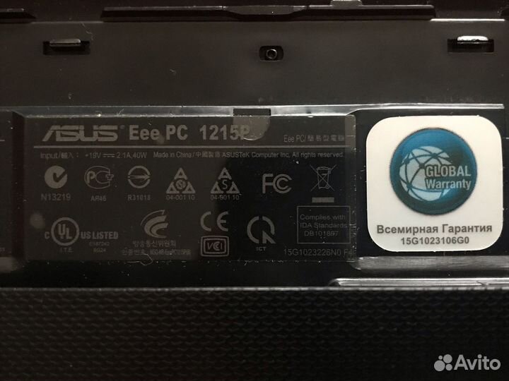 Asus eee pc 1215p