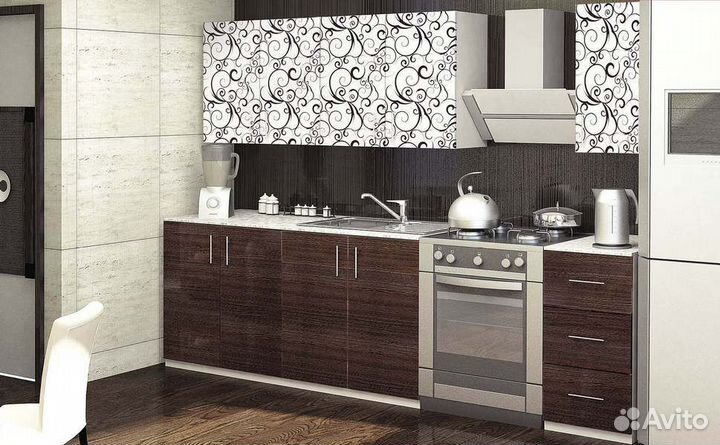 Кухня Селена 212 венге/орнамент №4 2 м