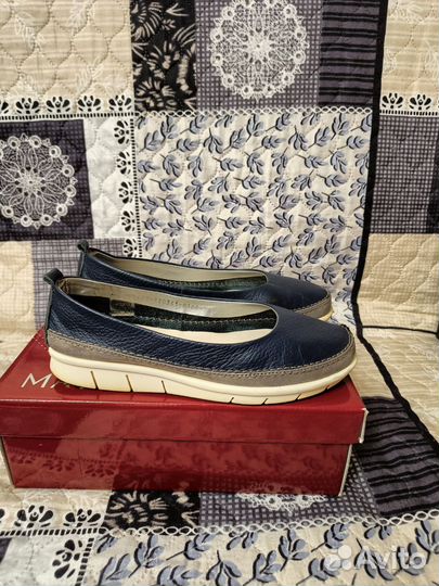 Балетки натуральная кожа 38