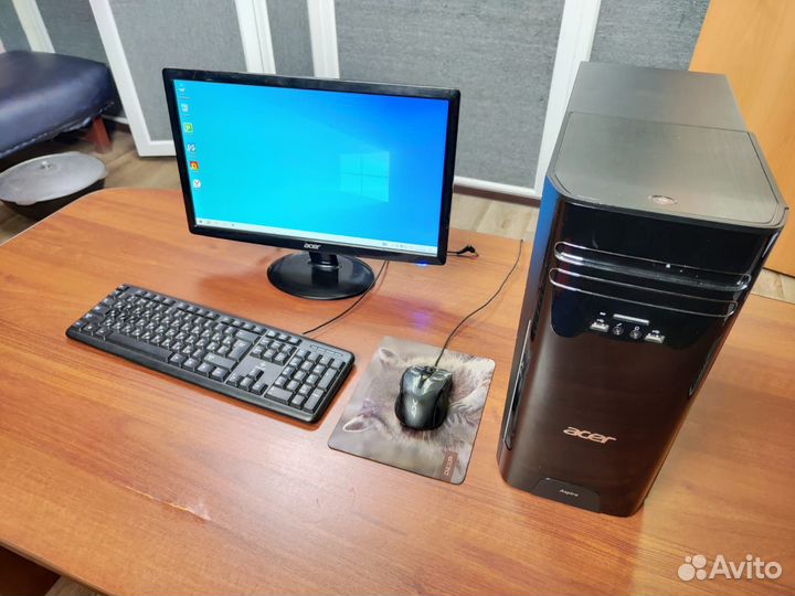Компьютер Acer 4х ядерный. Видеокарта 2GB