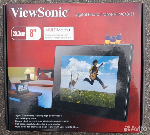 Цифровая фоторамка ViewSonic 20.3 см/8''