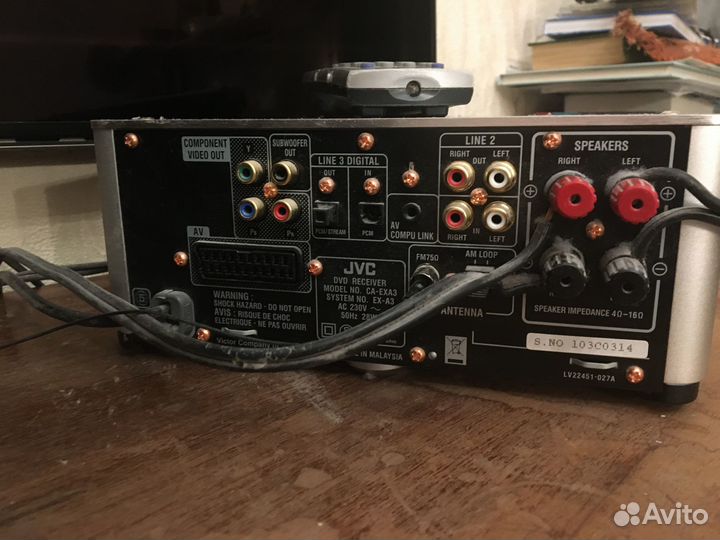 Музыкальный центр JVC Victor Woodcone EX-A3