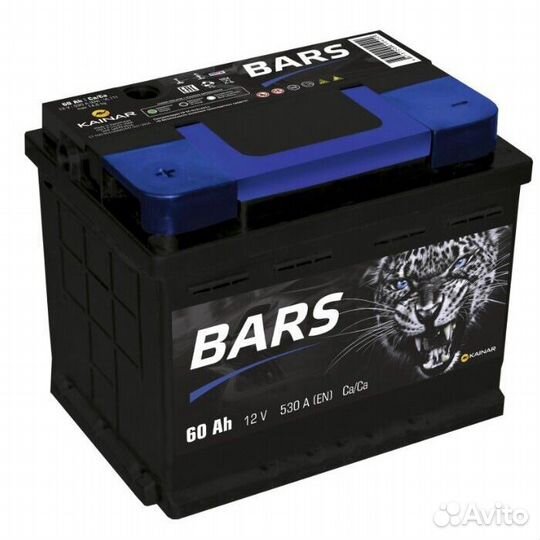 Аккумулятор автомобильный bars