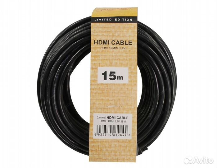 Кабель hdmi 15м, v1.4, TV-COM (CG150S-15M)