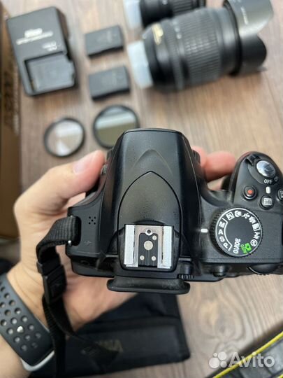 Nikon D3200 + Nikkor 18-105 + Nikkor 18-55