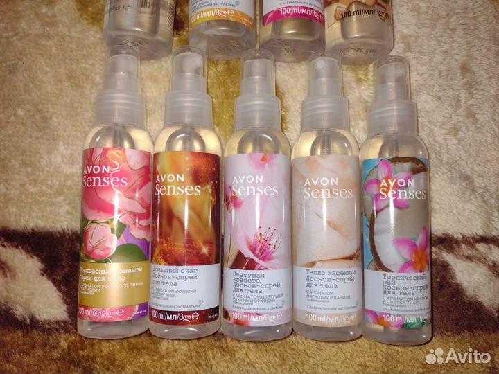 Спреи для тела 100мл (набор 9шт)