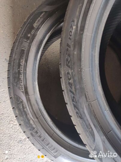 Pirelli P Zero 275/40 R21 и 315/35 R21 111Y