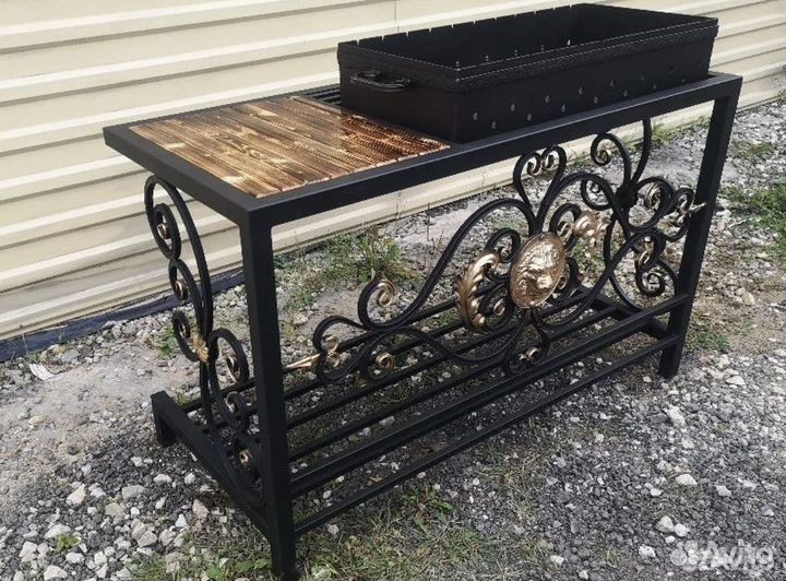 Мангалы в стиле лофт без крыши, металл 5мм