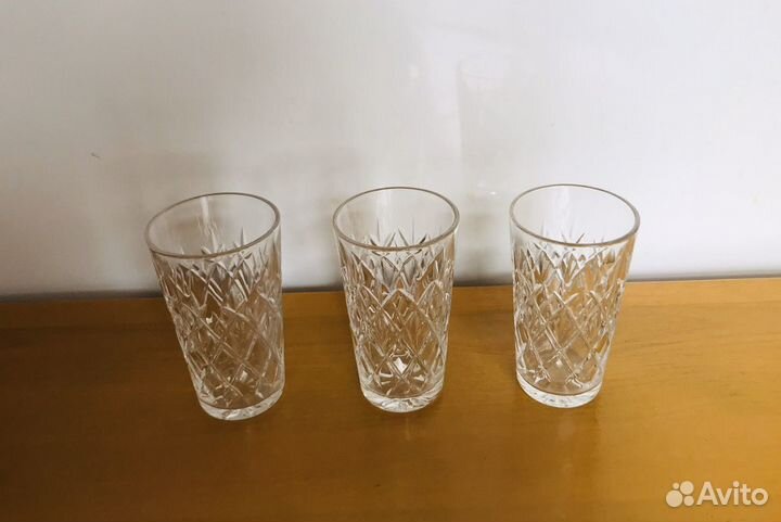 Рюмки хрусталь, цветное стекло СССР