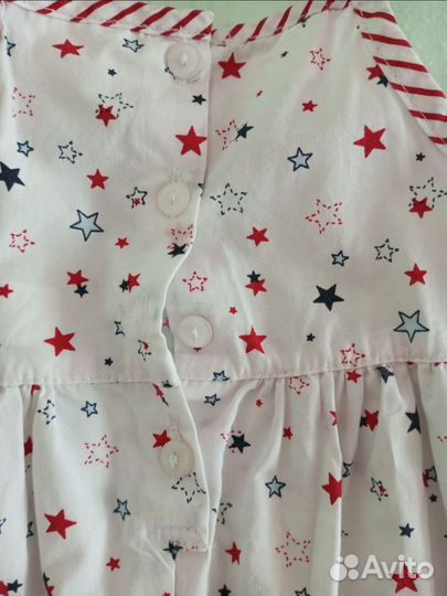 Платье со звёздочками (рост 74 )