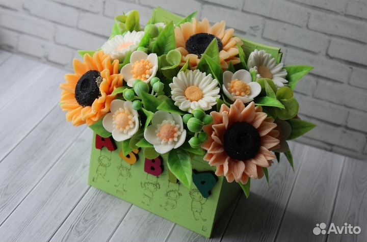 Букет из мыла на 1 сентября