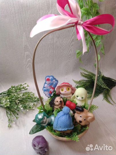 Букетики из мыла (ручная работа)