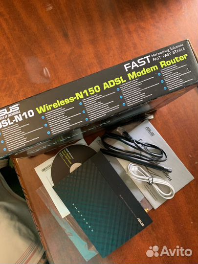 Роутер asus DSL-N10 wireless-N150 adsl