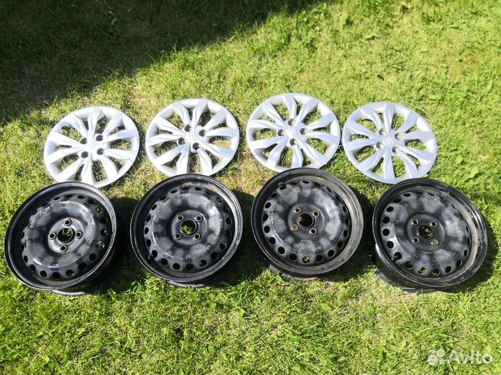 Штампованные диски r15 4x100 бу