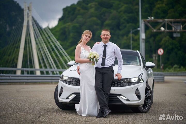 Автомобиль KIA k5 сопровождение на мероприятие