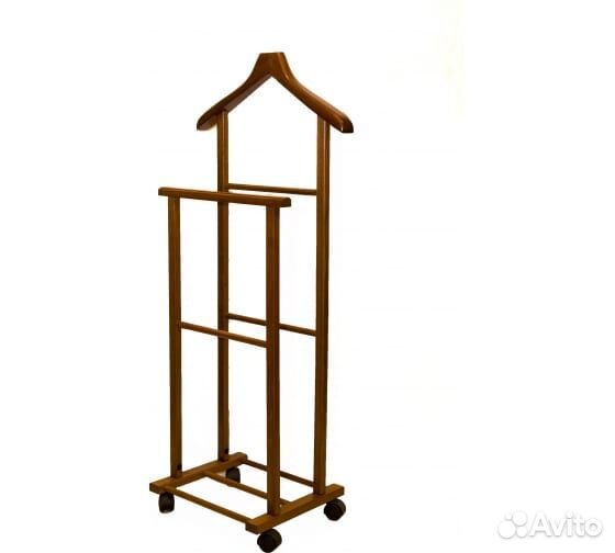 Напольная вешалка деревянная