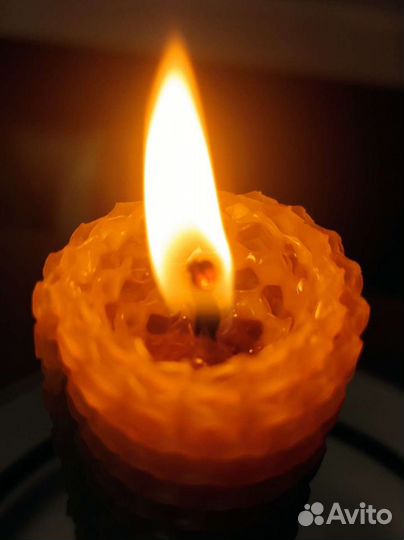 Медовые свечи из вощины