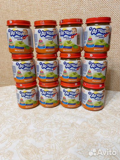 Детское фруктовое пюре агуша