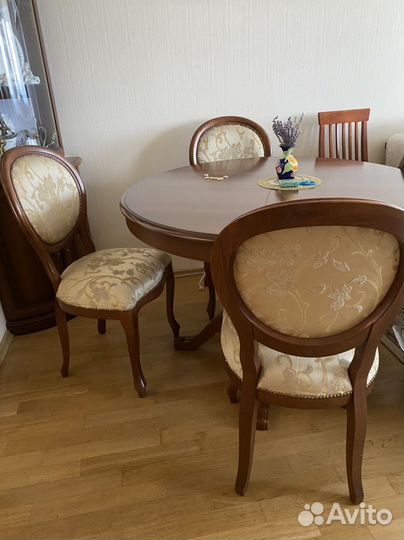 Стулья классические миас мебель цвет орех