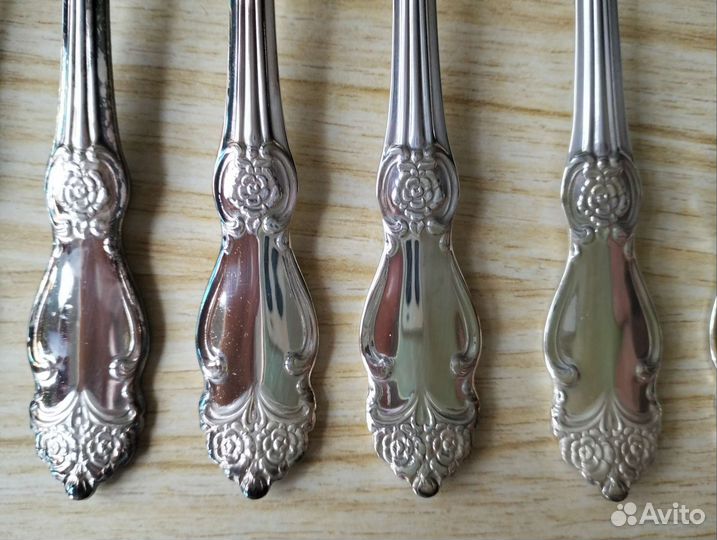 Вилки столовые посеребренные