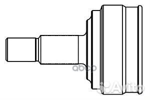 ШРУС nissan tiida 1.8 07- нар. 841234 GSP