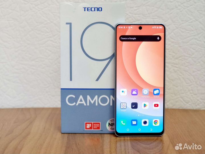 Tecno camon 19 6 128 гб