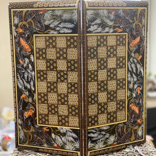 Шахматы-Нарды Хатам Иран Ручная Работа