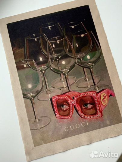 Принт Нашивка на одежду Gucci