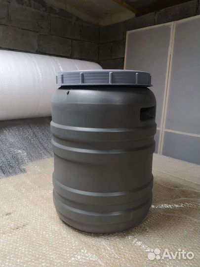 Бочка круглая техническая 50 л