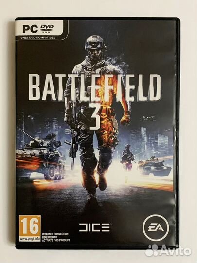 Battlefield 3 зарубежная лицензия DVD-box 2DVD