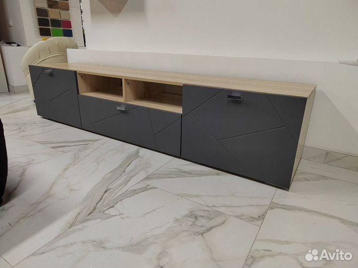 Тумба под тв графит