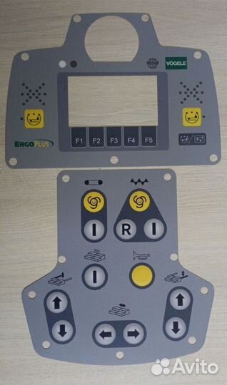 Наклейки на пульты управления Vogele 2